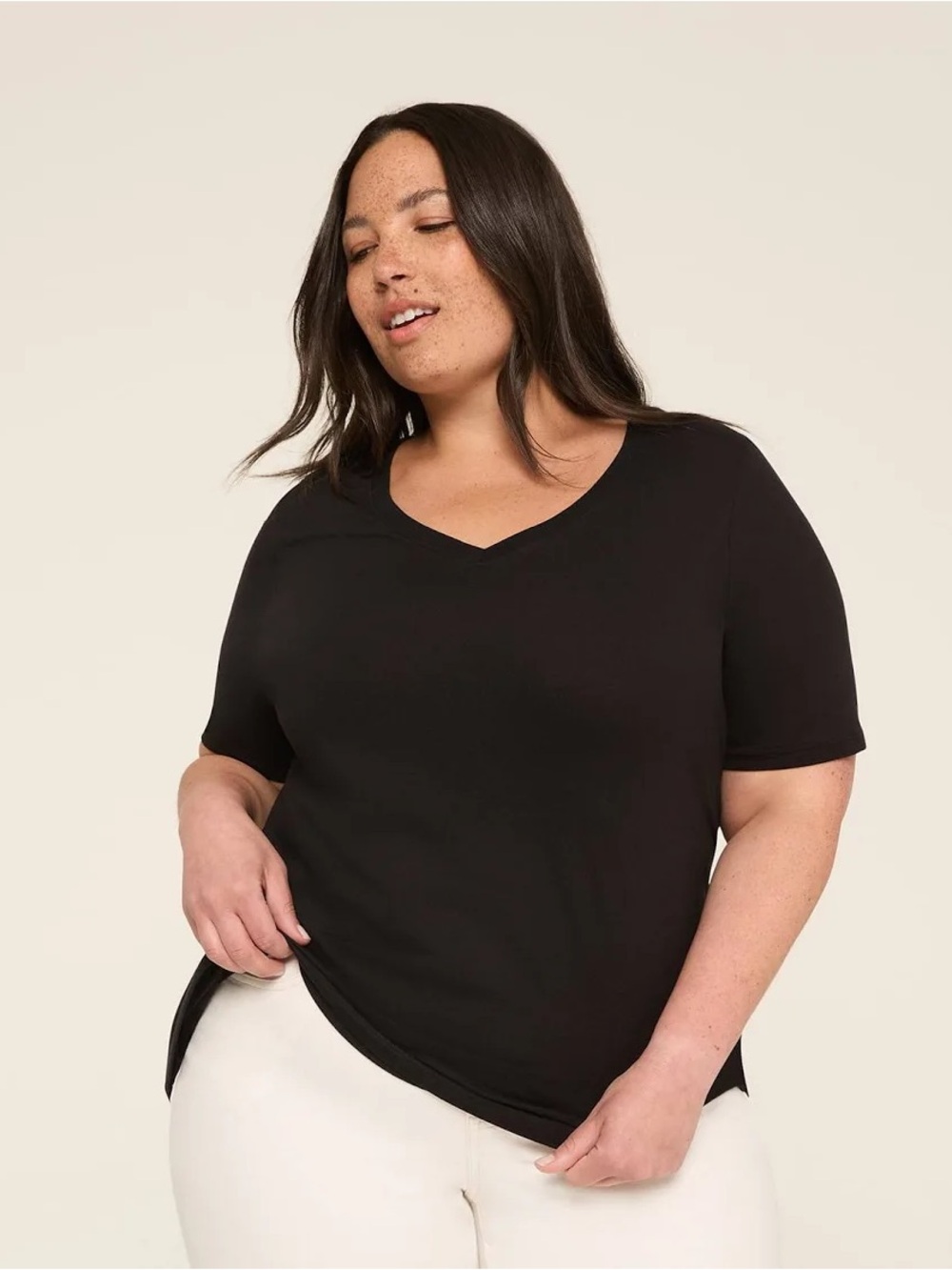 Lane Bryant V-Neck Women's Top NWT